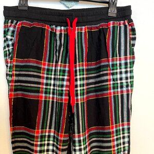 Secret Treasures Women's Sleep Pajama Pants 100% Cotton Plaid Size S (4-6)